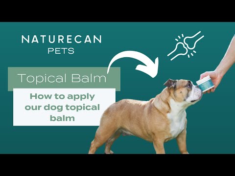 YouTube Video showing how to apply our dog topical balm